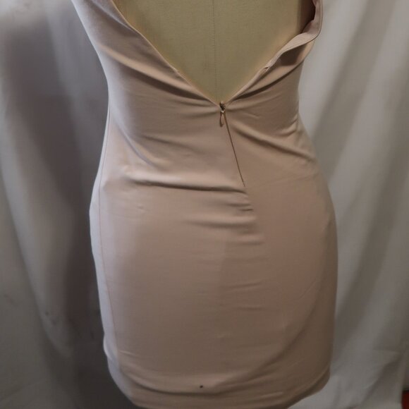 Blush Pink Embellished Bodycon Dress - Picture 4 of 8